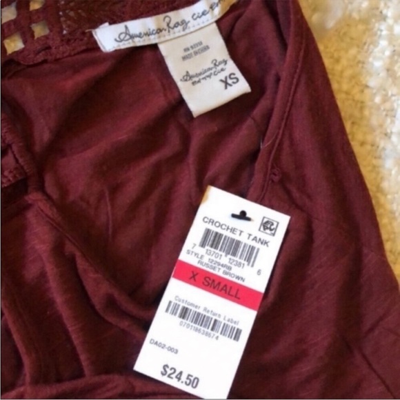 🍂NWT American Rag Size XS Racerback Tank - Picture 10 of 10